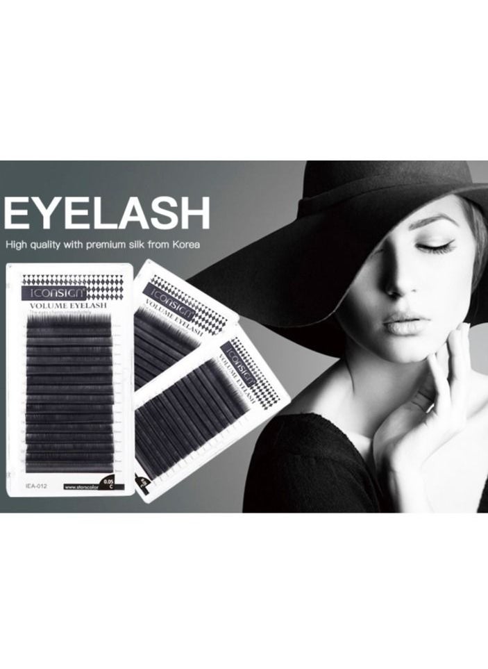ICONSIGN Korean Mix Length 0.05 mm Thick Individual Eyelash Extensions Made of Premium Mink Silk  - Image 2