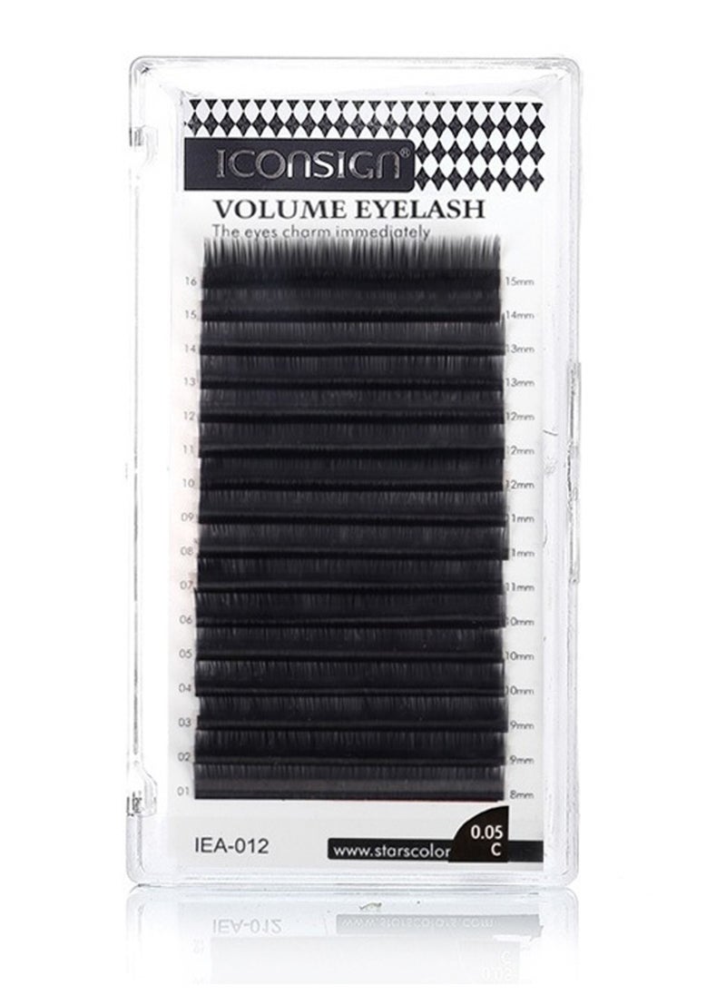 ICONSIGN Korean Mix Length 0.05 mm Thick Individual Eyelash Extensions Made of Premium Mink Silk  - Image 1