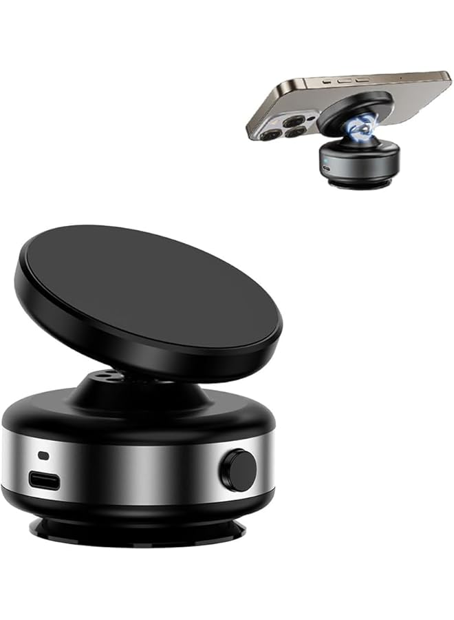 Green Tiger Magnetic Suction Phone Holder, 360°Rotation Magnetic Car Phone Holder, Vacuum Suction Phone Mount, Suction Cup Mount for Car Metal and Glass Surface - Image 1