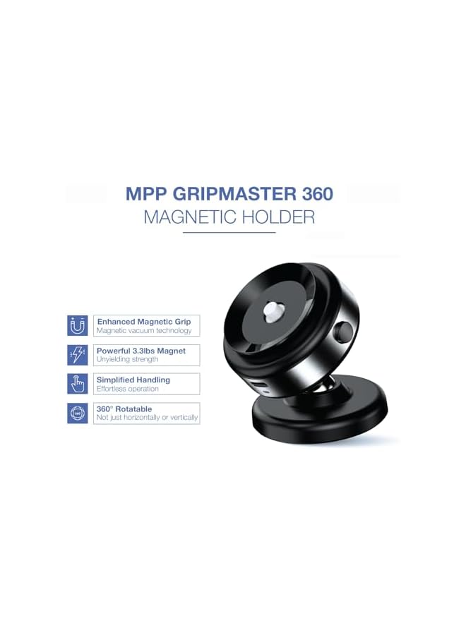 Green Tiger Magnetic Suction Phone Holder, 360°Rotation Magnetic Car Phone Holder, Vacuum Suction Phone Mount, Suction Cup Mount for Car Metal and Glass Surface - Image 2