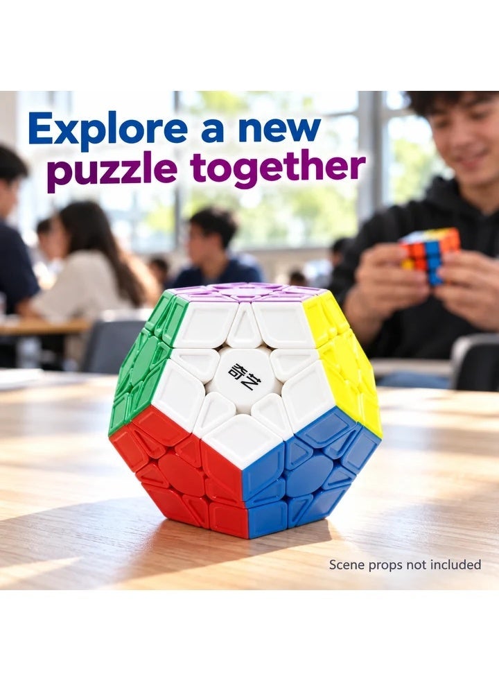 Qiyi Qiheng S Megaminx Stickerless Non Magnetic Speedcube - Image 5