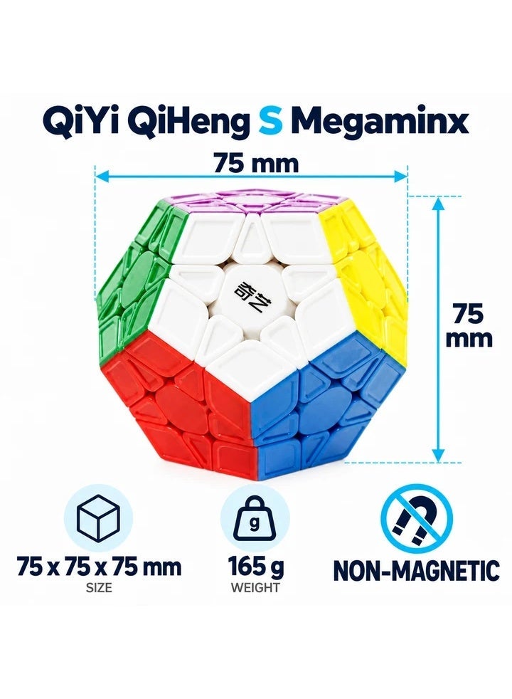 Qiyi Qiheng S Megaminx Stickerless Non Magnetic Speedcube - Image 4