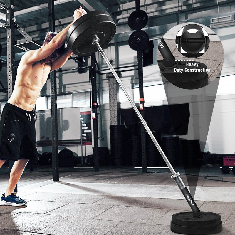 MIUONO Landmine Attachment for Barbell, T Bar Row Attachment Fit for 2" Olympic Bar, Full 360Â° Swivel for Back or Full-Body Workout Home Gym Equipment - Image 5