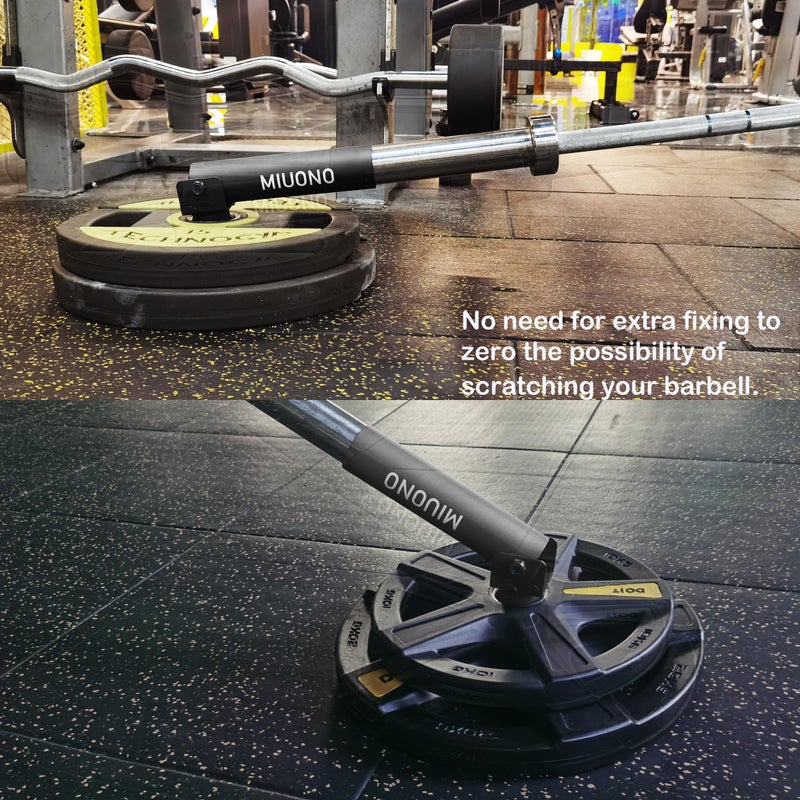 MIUONO Landmine Attachment for Barbell, T Bar Row Attachment Fit for 2" Olympic Bar, Full 360Â° Swivel for Back or Full-Body Workout Home Gym Equipment - Image 2