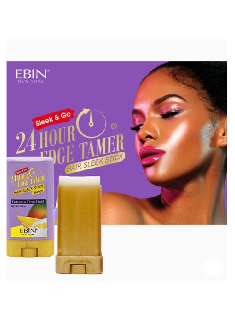 EBIN 24 Hour Edge Tamer Mango Hair Sleek Stick 15gm - Image 2