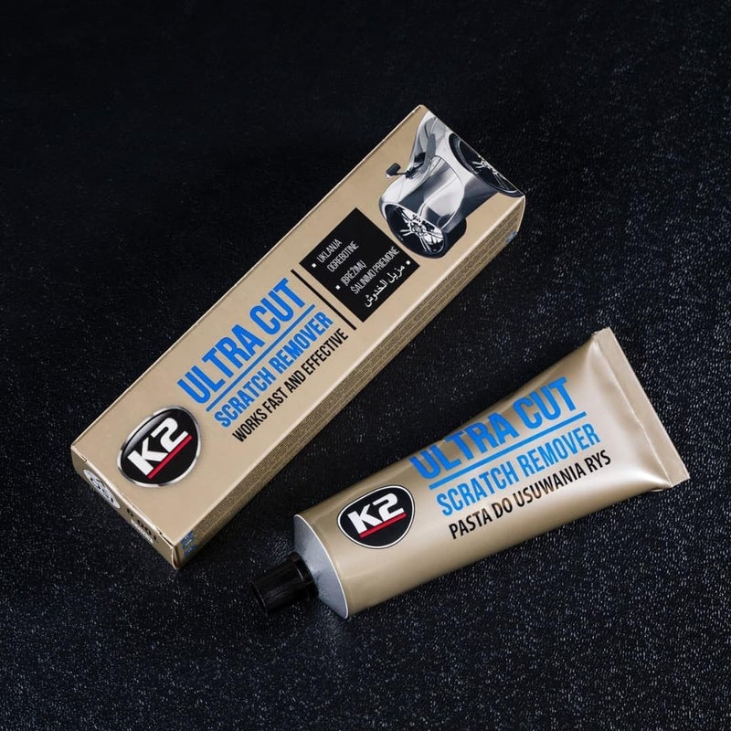 K2 Ultra Cut 100 Abrasive Paste for Removing Deep Scratches, Car Polish, Polishing Paste 100 g Gulf market standard build - Image 4