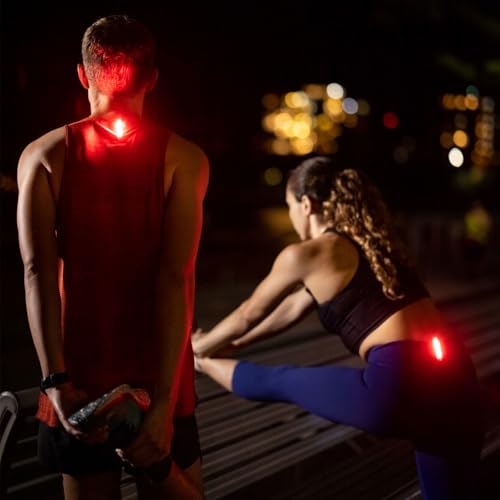 Knog USB Rechargeable Running Tail Light - Ultralight Clip-On Running Lights For Runners, Super-Bright Red Runner Lights For Night Visibility Up To 450m, 40-hour Runtime, IP66 Waterproof, Black - Image 4