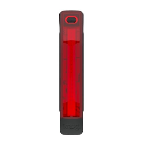 Knog USB Rechargeable Running Tail Light - Ultralight Clip-On Running Lights For Runners, Super-Bright Red Runner Lights For Night Visibility Up To 450m, 40-hour Runtime, IP66 Waterproof, Black - Image 1
