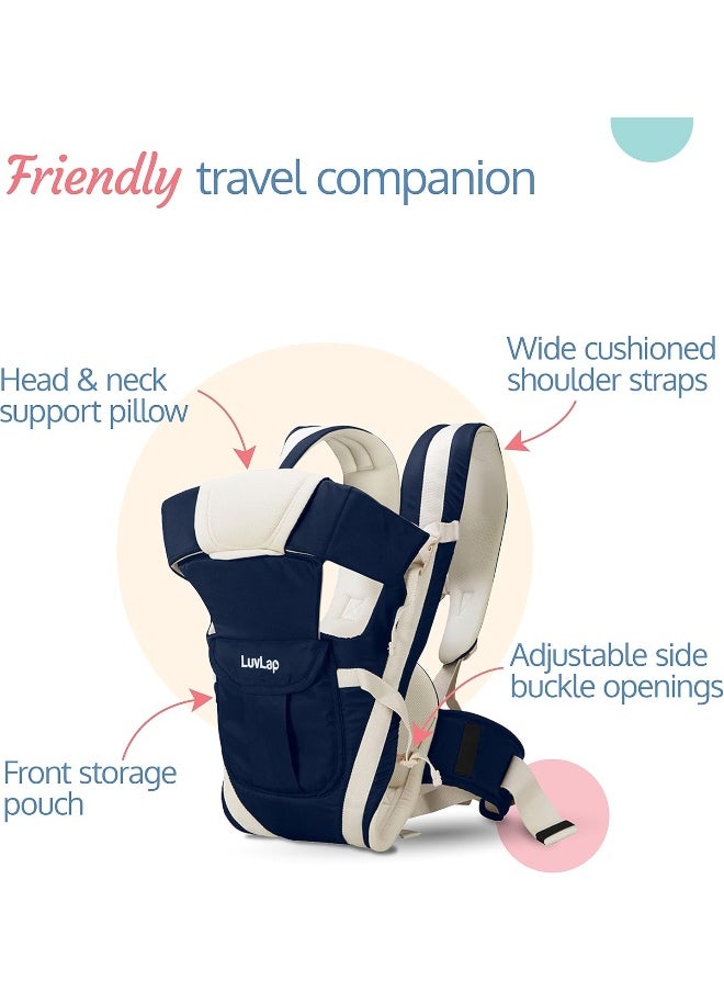 Luvlap - Luvlap Elegant Baby Carrier - Dark Blue - Image 1