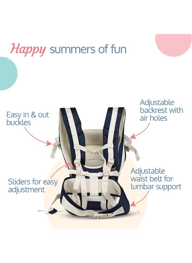 Luvlap - Luvlap Elegant Baby Carrier - Dark Blue - Image 1