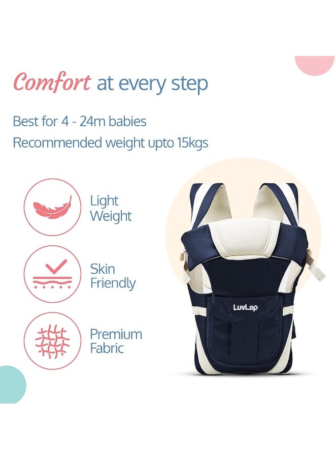 Luvlap - Luvlap Elegant Baby Carrier - Dark Blue - Image 1