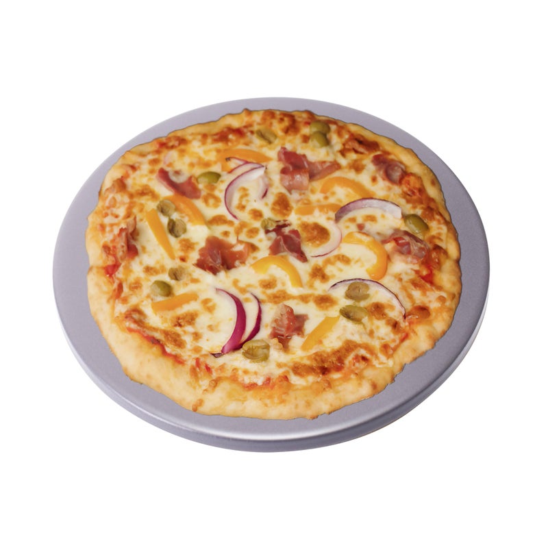 Old Stone Pizza Kitchen Glazed Round Pizza Stone for Oven and Grill 14 inch