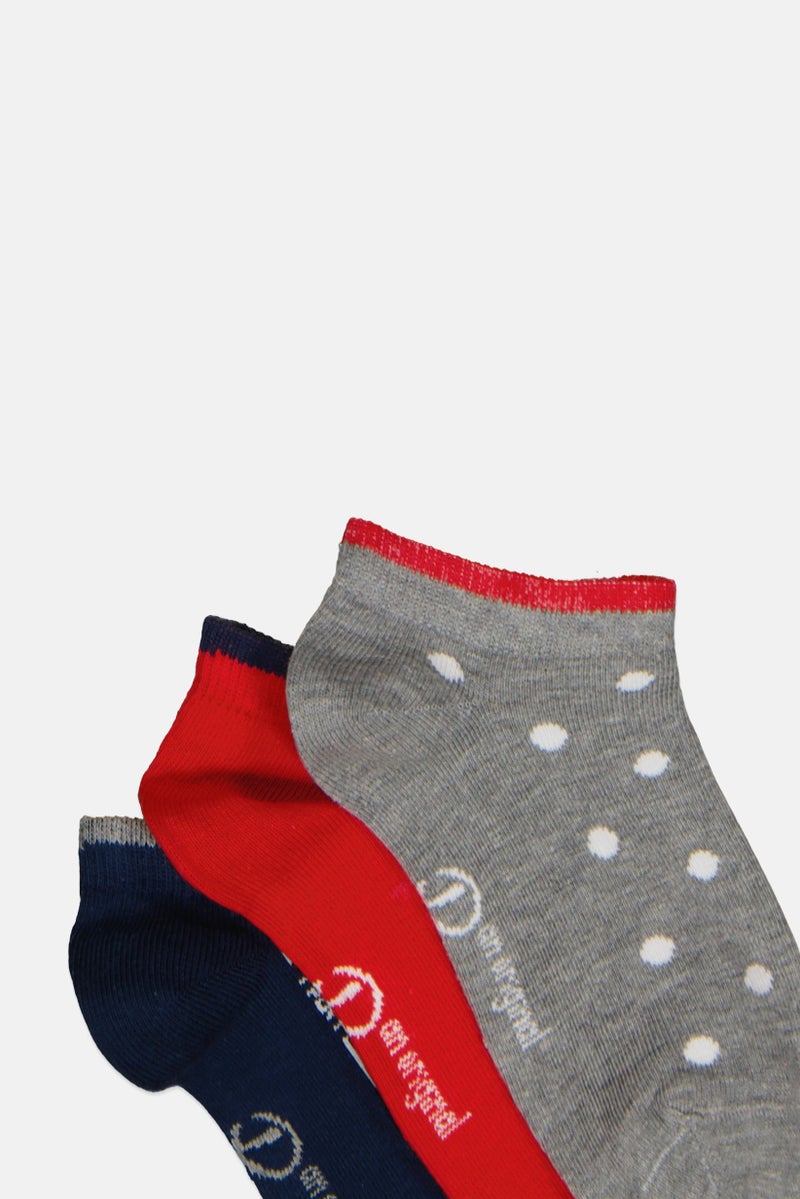 Original Penguin Kids Girl 5 Pairs Polka Dot Ankle Socks, Multicolor - Image 2