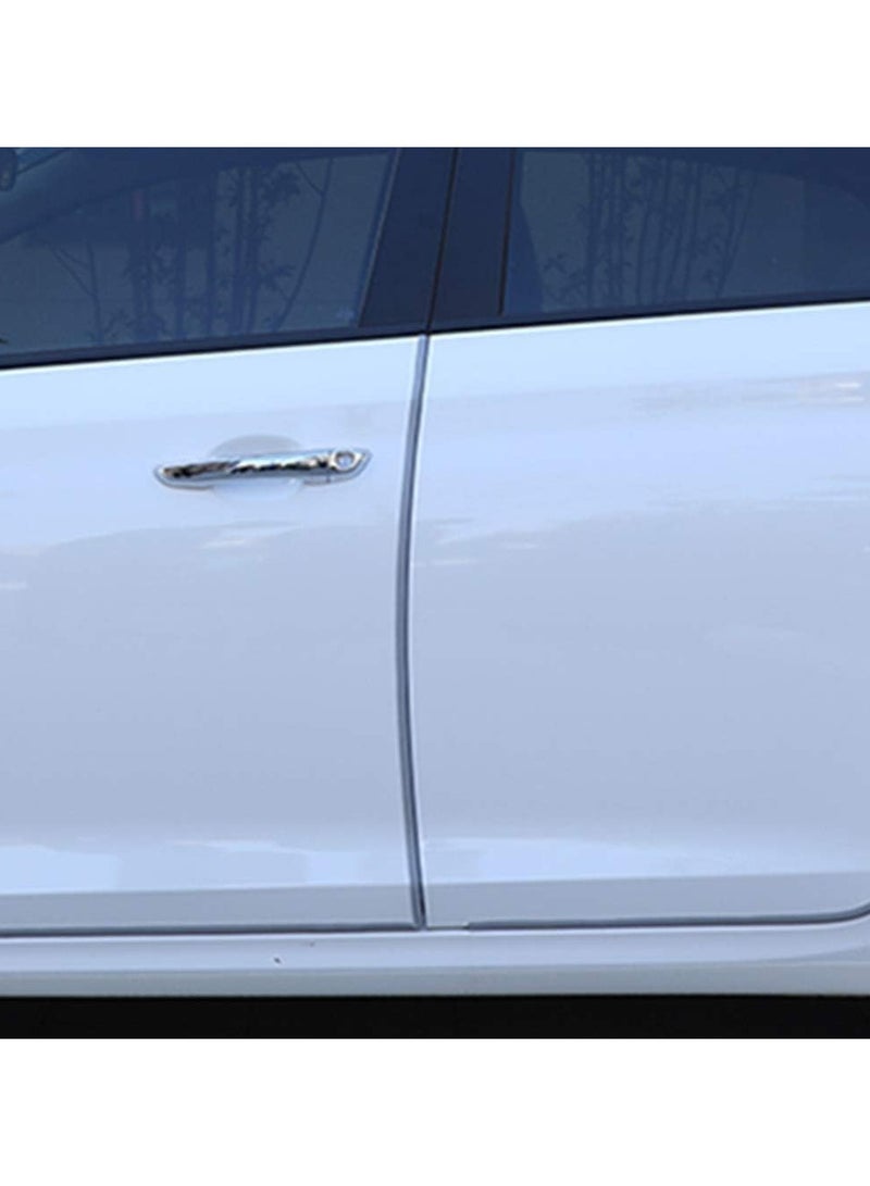 Generic 5 Meter Car Door Edge Guards U Shape Trim Rubber Seal Protector Rubber Car Door Protector Anti Collision Rubber Clips Fit For Car Door Grey - Image 4