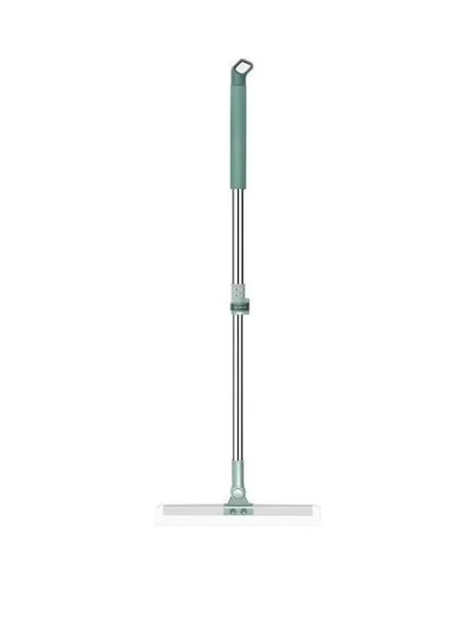 Rubber flooring area with a 110 cm adjustable long handle, with 38 cm silicone strips, flooring area with a 180-degree rotating mop for cleaning the garage, shower, bathroom, and kitchen. - Image 2