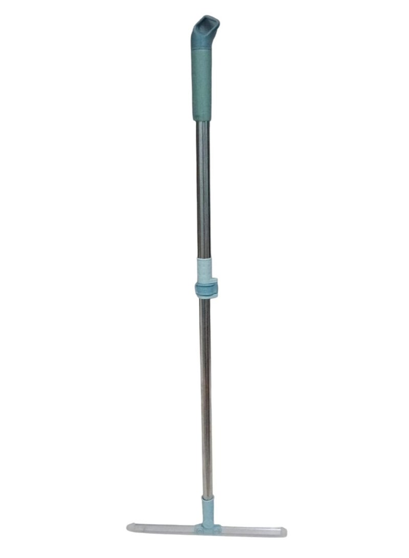 Rubber flooring area with a 110 cm adjustable long handle, with 38 cm silicone strips, flooring area with a 180-degree rotating mop for cleaning the garage, shower, bathroom, and kitchen. - Image 5