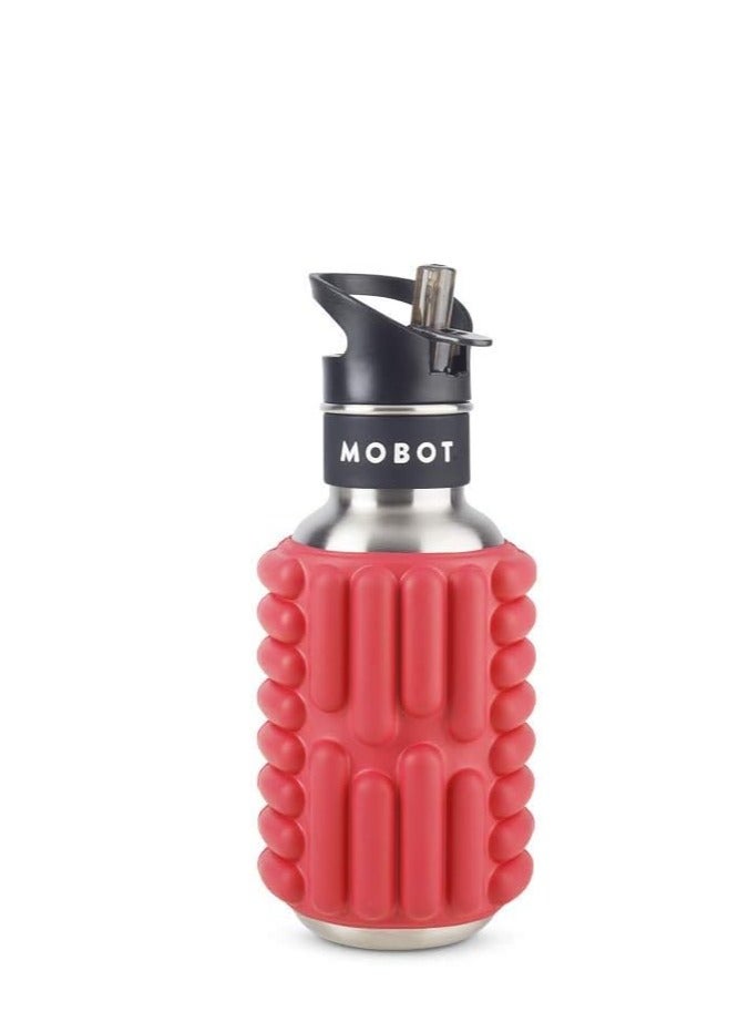MOBOT FC-REDMET Unisex Adult Relaxing Sports Bottle, Metal Red, 532ml - Image 1