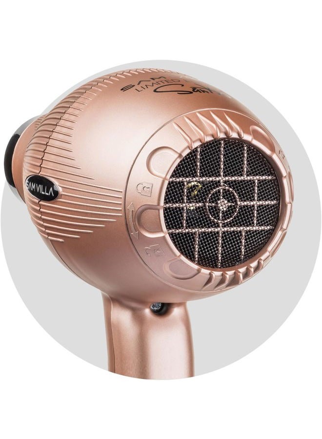 Sam Villa Limited Edition Professional Ionic Blow Dryer, Rose Gold, Rose Gold, 19 oz. - Image 3