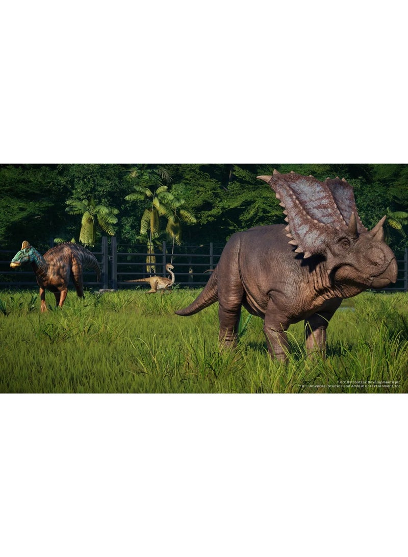 فرونتير Jurassic World Evolution - إصدار PS4 - لعبة بناء وإدارة حديقة الديناصورات - playstation_4_ps4 - Image 3