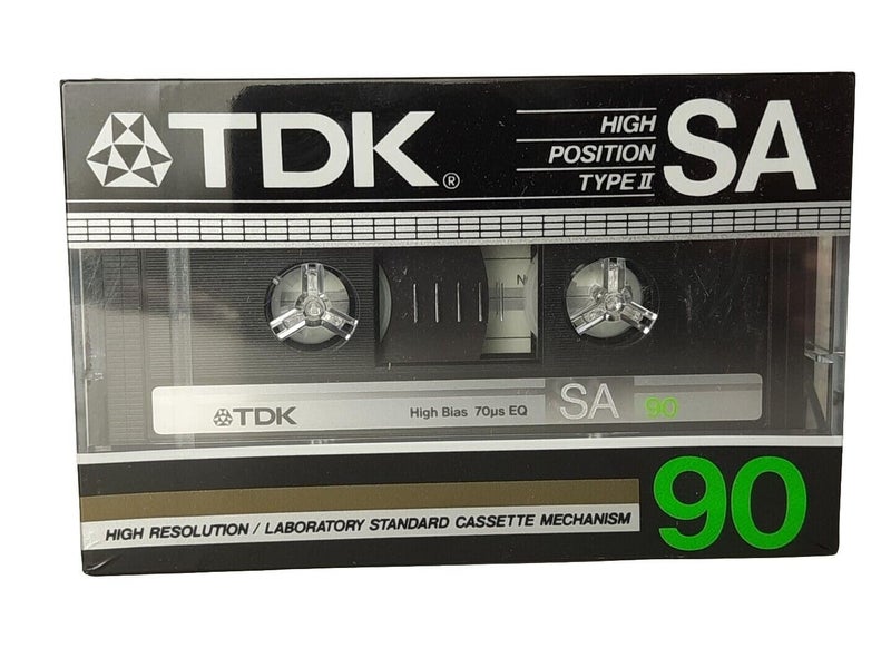 TDK شريط كاسيت صوتي TDK SA 90 دقيقة عالي الدقة من النوع الثاني - Image 1