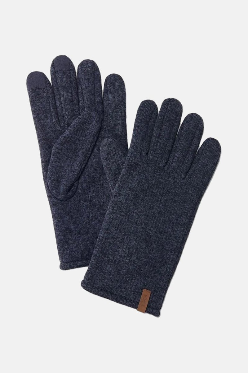 Tchibo - Women Knitted Fleece Gloves, Navy - Image 1