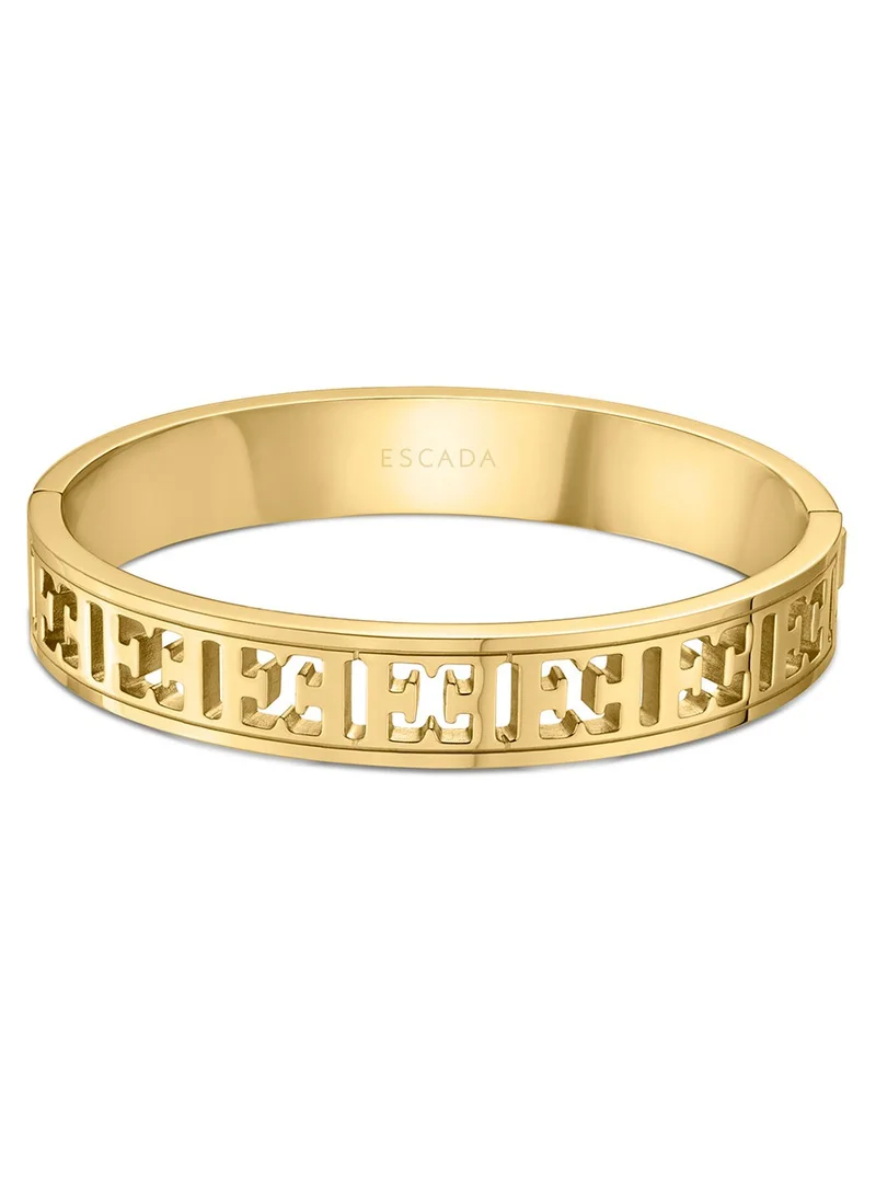 إسكادا Estelle Gold Plated Bangle with Cutout Logo