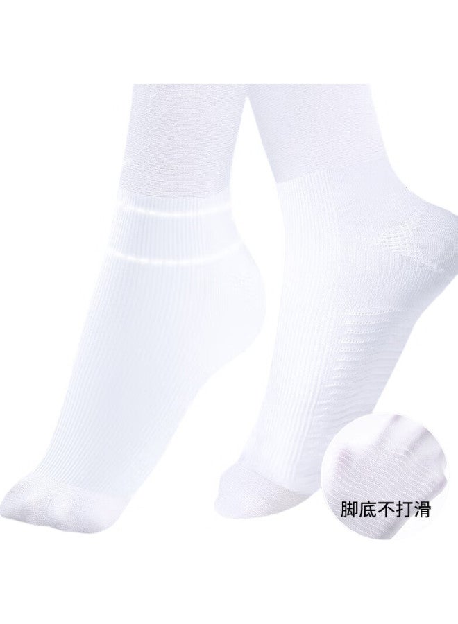 Barbie Girls' Dance Tights Children'S Pantyhose White Silk Stockings Spring Autumn Summer Dance Bottom Socks White + White M - Image 1