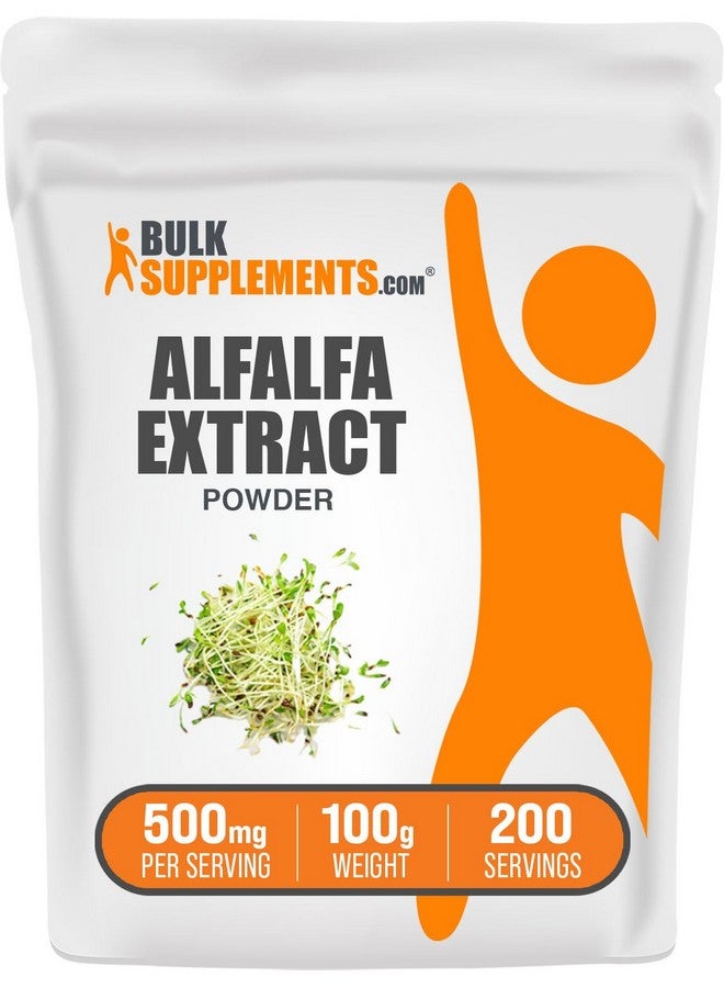 Bulksupplements Alfalfa Extract Powder (100 grams) 83 Servings - Image 1