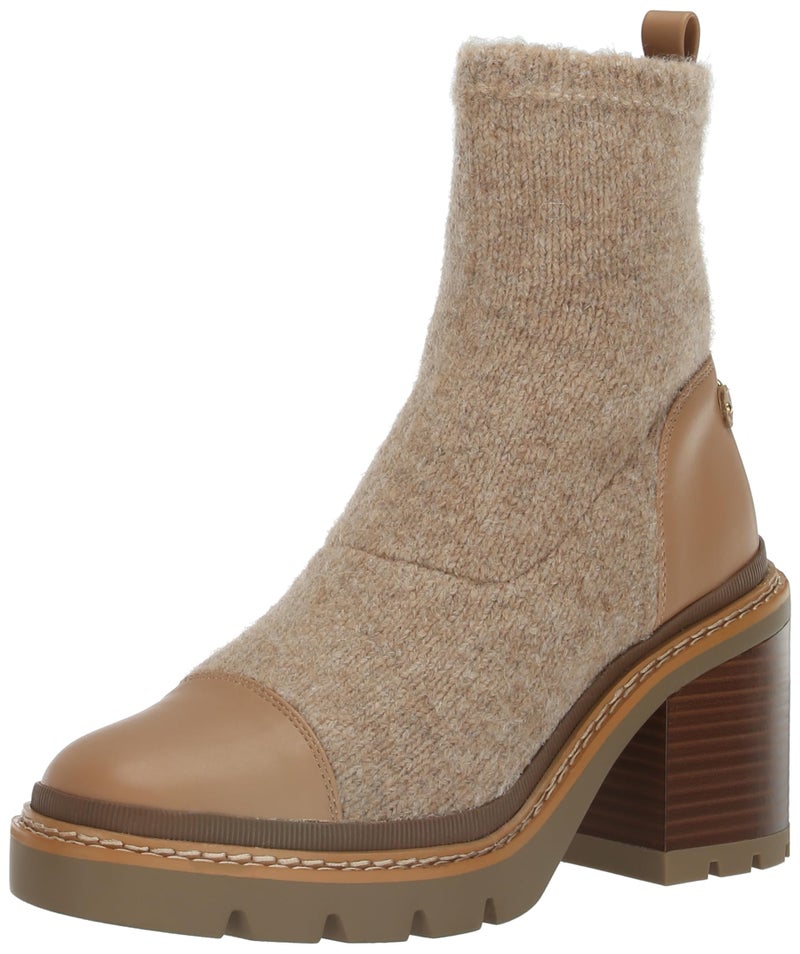 Sam Edelman Rozanna Ankle Boot Luxe Tan 7.5 Medium