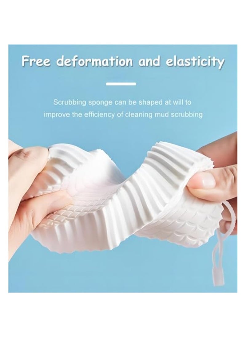 Cool Baby Style - Coolbaby Super Soft Exfoliating Bath Sponge  3D Cartoon Embossing Magic Ultra Sponge Shower Brush  Body Scrubber Scrub (white) - Image 1