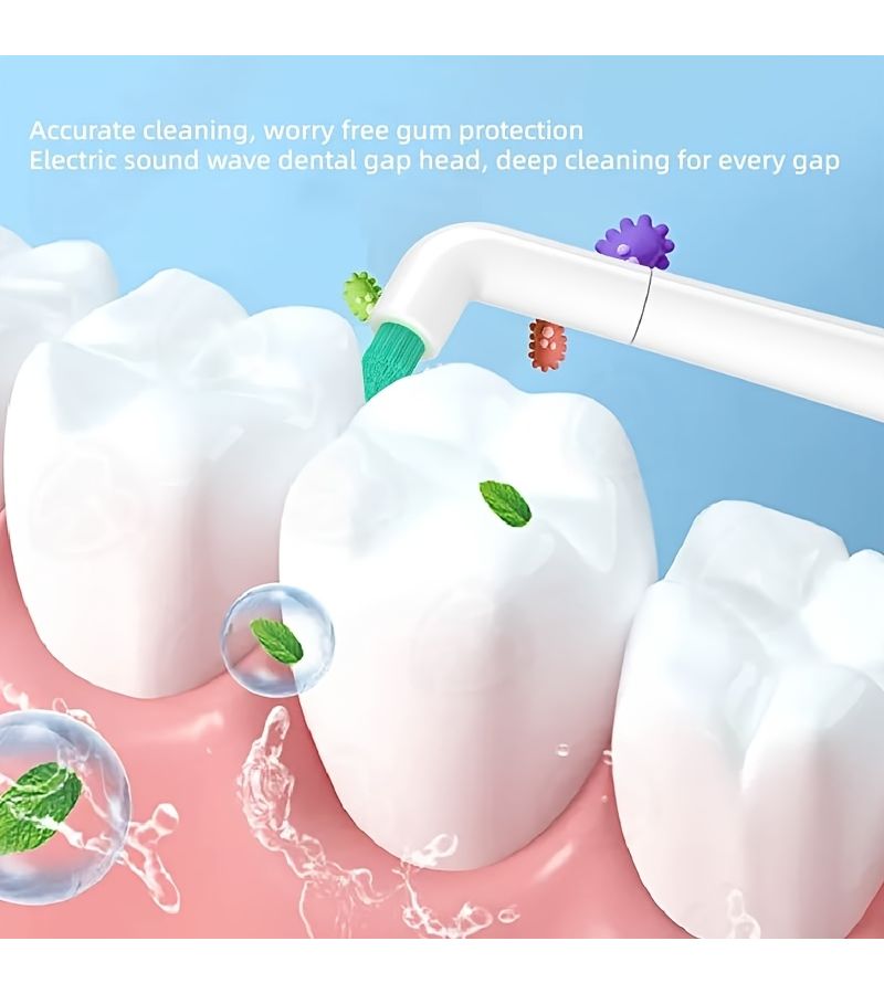 Black Soft Bristle Toothbrush Heads Compatible for Philips HX3 HX6 HX9 Series Orthodontic Braces - Image 2