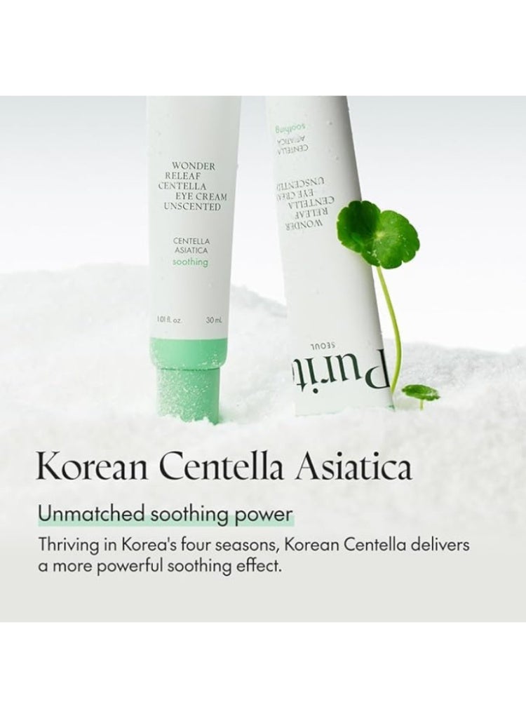 PURITO Dark Circles & Fine Lines Care – PURITO Wonder Releaf Centella Eye Cream Unscented – Soothing, Anti-Aging & Hydrating Eye Treatment - Image 5