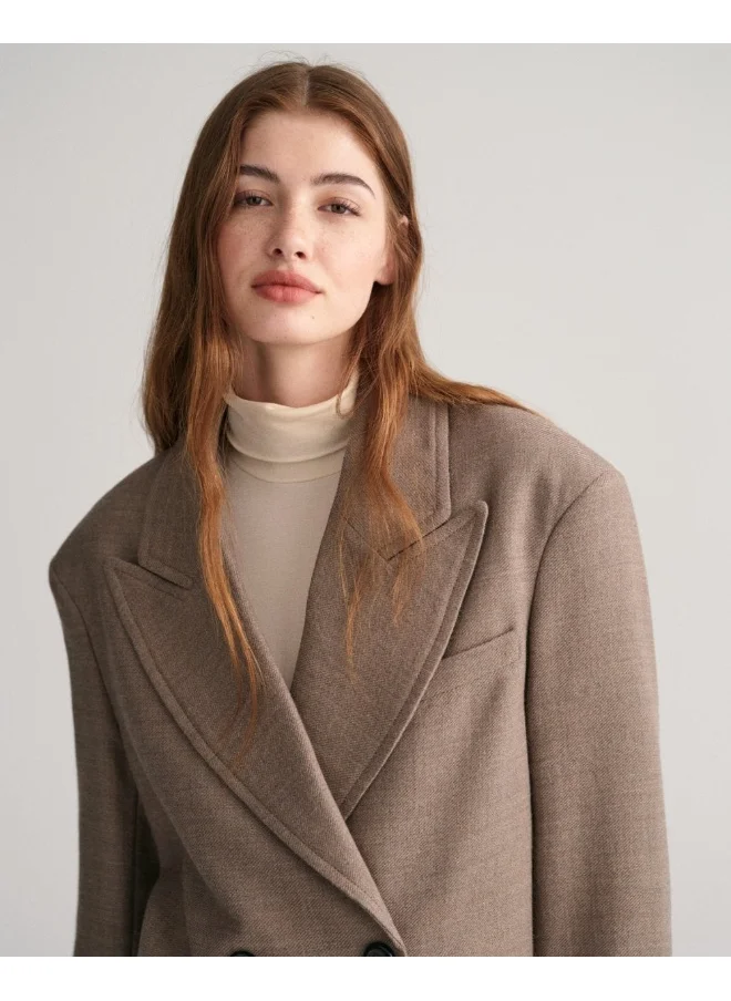 غانت Gant Cropped Wool Blazer Jacket