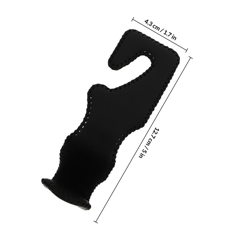 2Pcs Car Back Seat Hooks Multi-functional Car Hangers PU Storage Hooks - Image 2