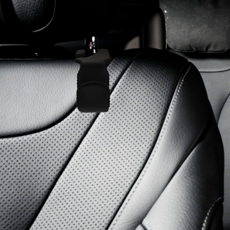 2Pcs Car Back Seat Hooks Multi-functional Car Hangers PU Storage Hooks - Image 3