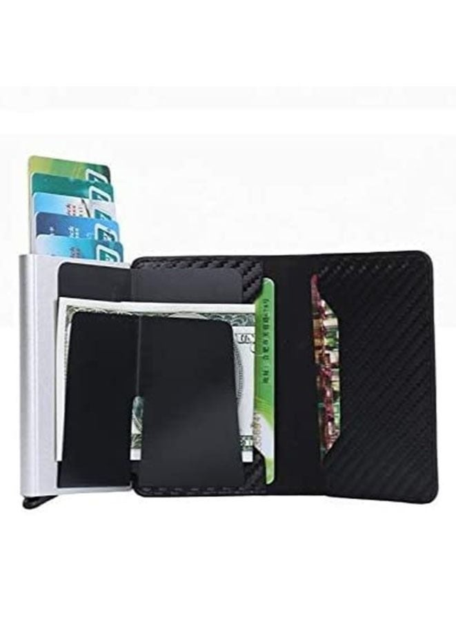 Credit Card Holder Blocking Slim Card Wallet Black - Image 3