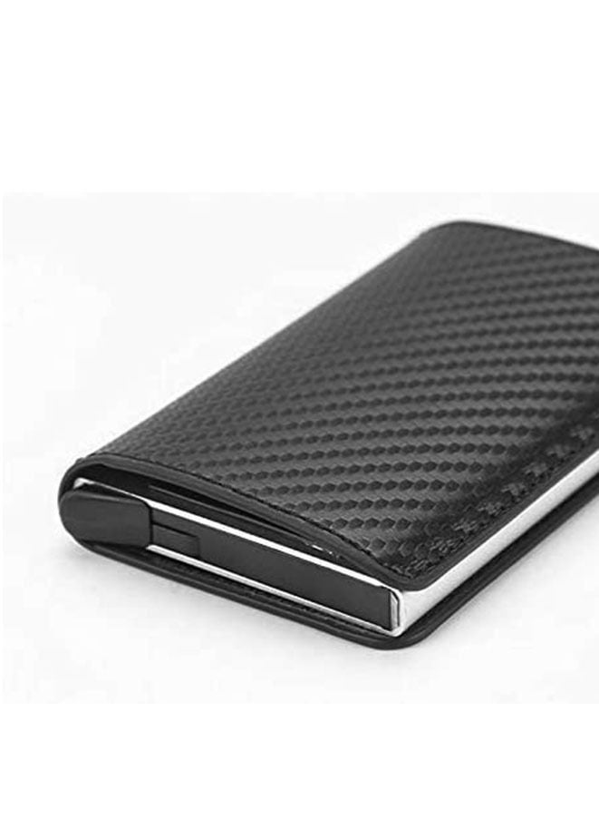 Credit Card Holder Blocking Slim Card Wallet Black - Image 2