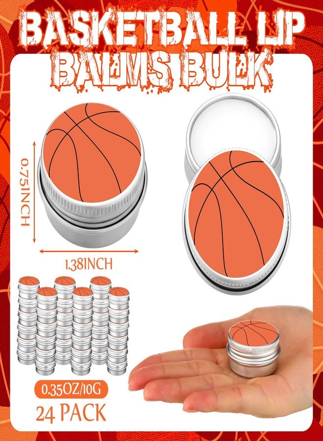 Swiffen 24 Pcs Basketball Party Favors Bulk Basketball Senior Night Party Gifts 2026 Team Sports Gifts Aluminum Tin Jar Cans Lip Balm for Goodie Bag Stuffers Women Players Fans Coach Birthday Supplies - Image 2