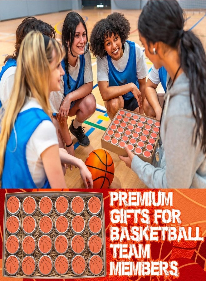 Swiffen 24 Pcs Basketball Party Favors Bulk Basketball Senior Night Party Gifts 2026 Team Sports Gifts Aluminum Tin Jar Cans Lip Balm for Goodie Bag Stuffers Women Players Fans Coach Birthday Supplies - Image 4