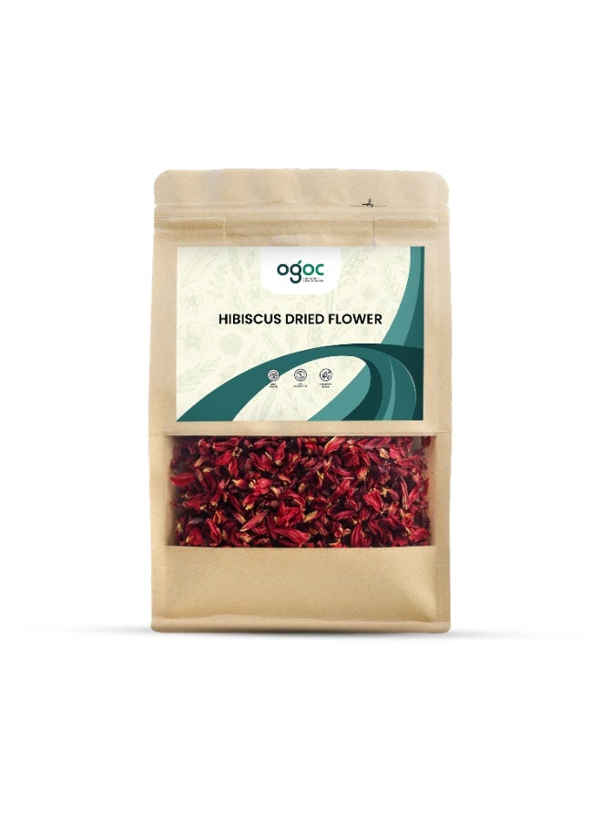 OGOC Premium Dried Hibiscus Flowers Natural Herbal Floral Potpourri for Tea, Home Decor, Aromatherapy & DIY Crafts - Image 1