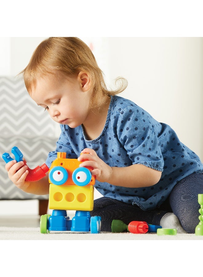 Learning Resources 1-2-3 Build It! Robot Factory, Stem Building Toy For Kids, Mix-And-Match Robot Pieces, Ages 2+ - Image 3