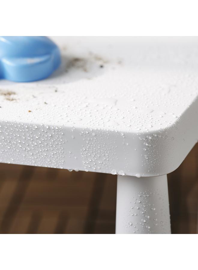 Generic Children's table, in/outdoor white, 77x55 cm  - Image 5