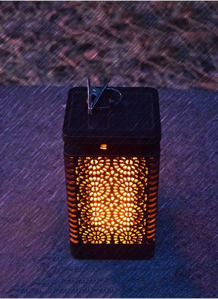 Generic - Solar Lantern Hanging Outdoor Hanging Solar Garden Lights Decorative Retro Waterproof Solar Lamp for Patio Yard Pathway Terrace - Image 1