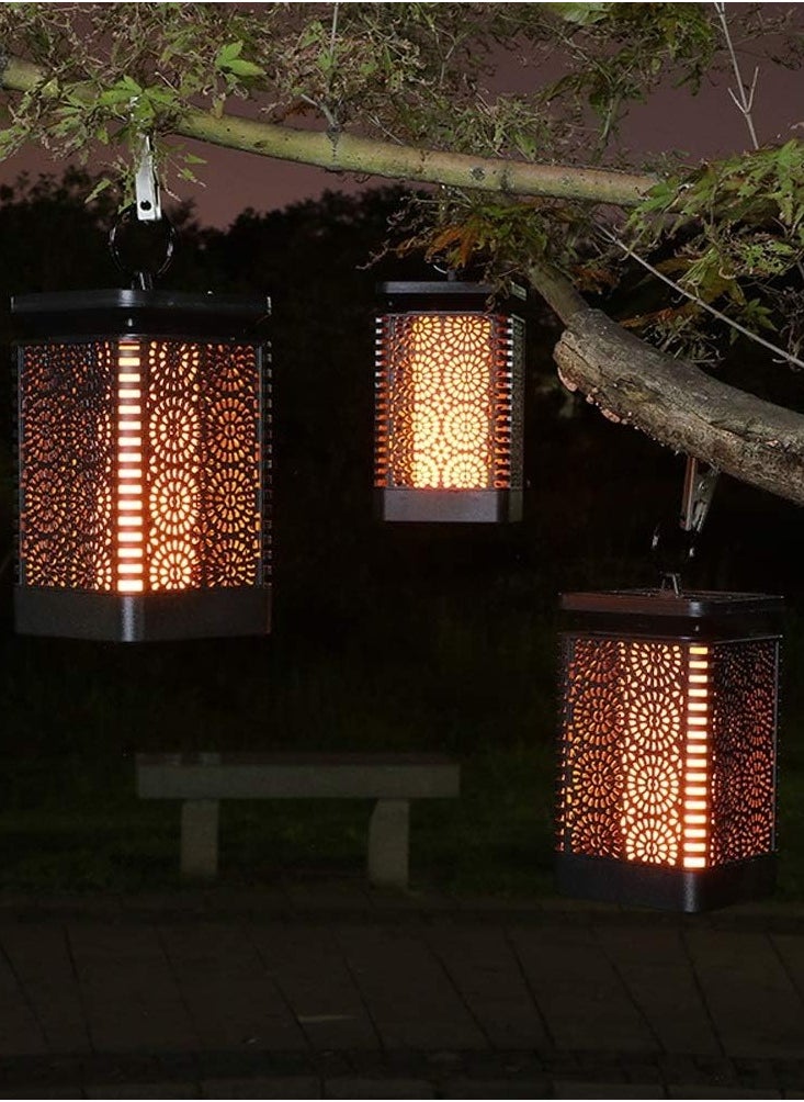 Generic - Solar Lantern Hanging Outdoor Hanging Solar Garden Lights Decorative Retro Waterproof Solar Lamp for Patio Yard Pathway Terrace - Image 1