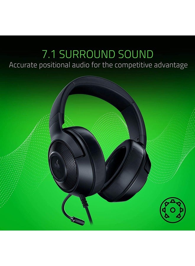 Ultralight Gaming Headset: 7.1 Surround Sound Capable - Lightweight Frame - Bendable Cardioid Microphone - for PC, Xbox, PS4, Nintendo Switch - Classic Black | RZ04-02950100-R381 - Image 5