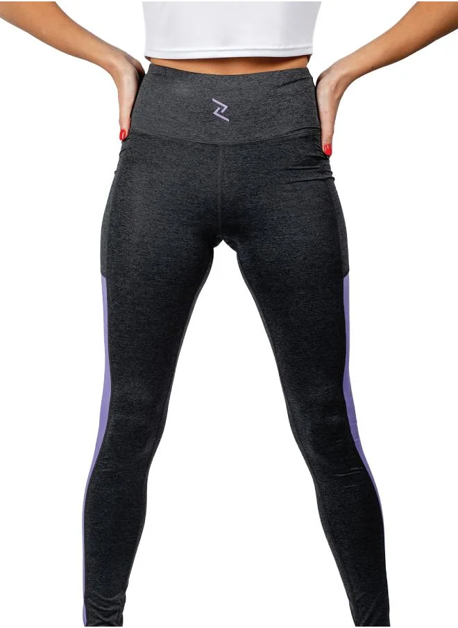 ZAECY Women's Mid-Rise Power Leggings