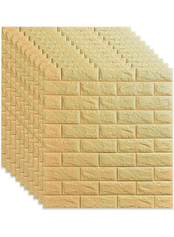 Rylan Self-Adhesive Waterproof PE Foam 3D Wall Panels Wallpaper Sticker for Bathroom, Living Room, and Home Decoration (70 x 77cm, Appx. 5.8Sq Feet)-1 Piece - Image 1