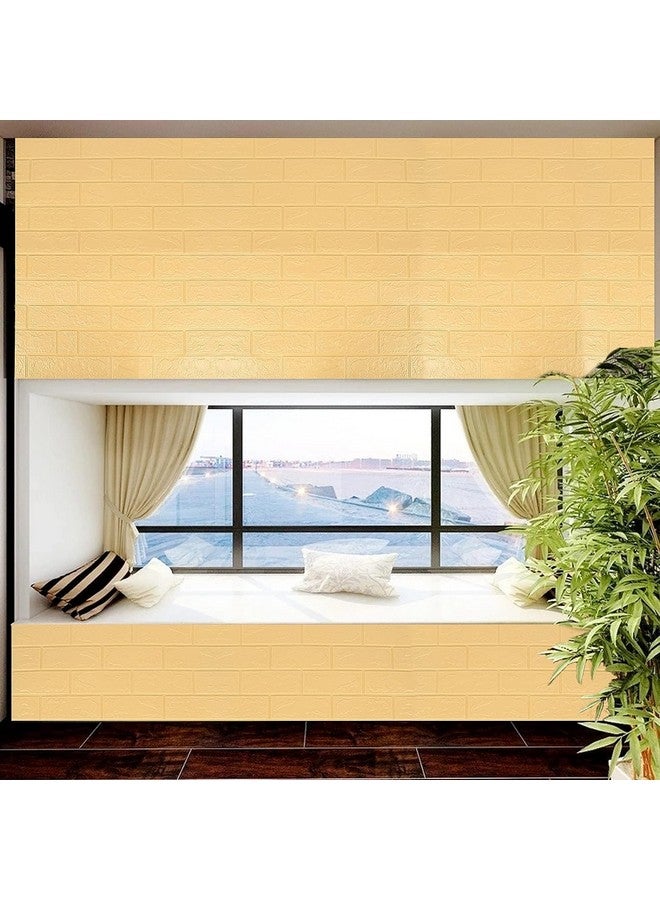 Rylan Self-Adhesive Waterproof PE Foam 3D Wall Panels Wallpaper Sticker for Bathroom, Living Room, and Home Decoration (70 x 77cm, Appx. 5.8Sq Feet)-1 Piece - Image 2