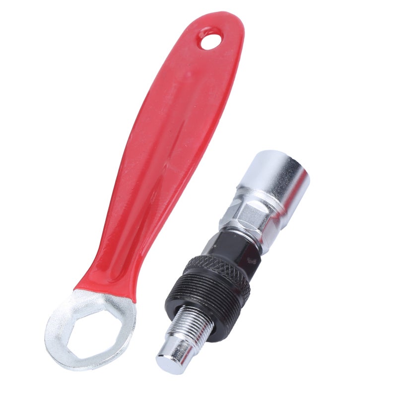 DUUTI Crank Puller 45# Quenched Carbon Steel Chrome-Plated High-Torque Bicycle Crank Remover - Lightweight Portable Easy-To-Use Bicycle Repair Tool for Amateur Car Owners Home Bike Maintenance - Image 3