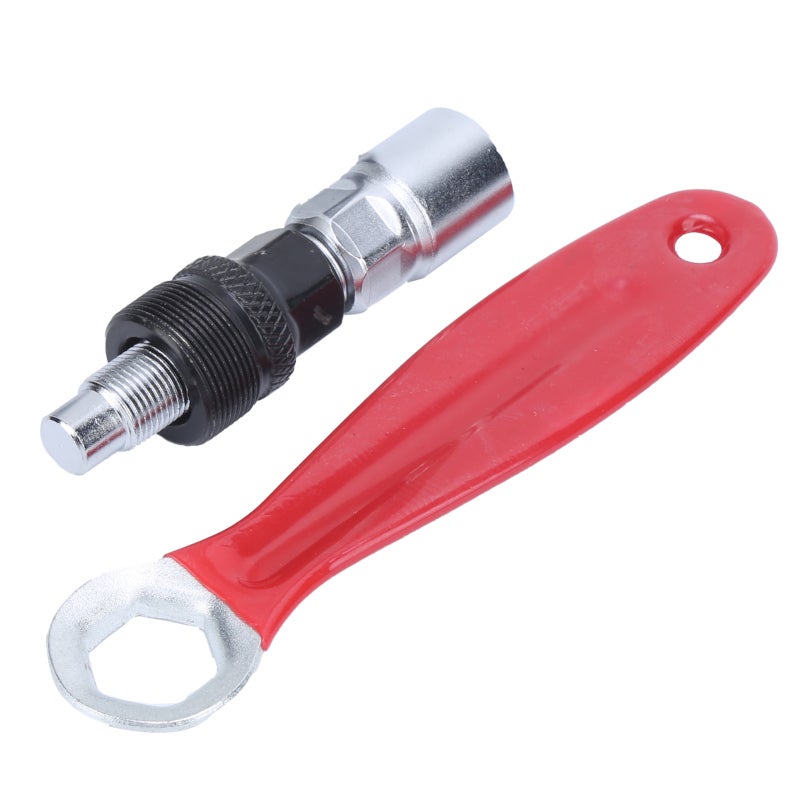 DUUTI Crank Puller 45# Quenched Carbon Steel Chrome-Plated High-Torque Bicycle Crank Remover - Lightweight Portable Easy-To-Use Bicycle Repair Tool for Amateur Car Owners Home Bike Maintenance - Image 5